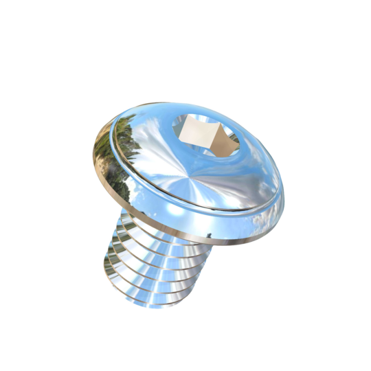 Titanium #8-36 X 1/4 UNF Button Head Socket Drive Allied Titanium Machine Screw